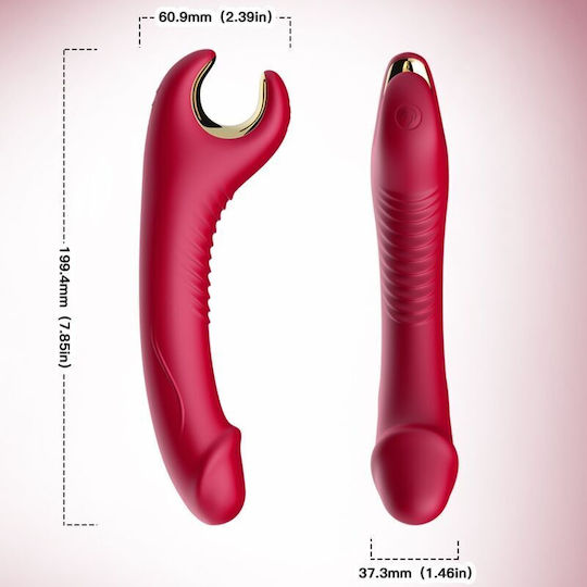 Armony Clasic Vibrator 19.94cm Roșu