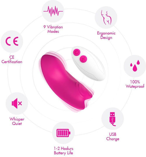 Armony Klitoris Vibrator mit Fernbedienung 8.2cm Rosa