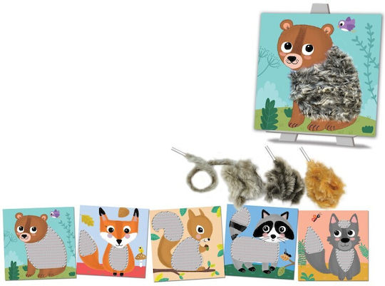 Animalele din pădure Crealign - Jucării de mână din fire pufoase Cod Cl201
