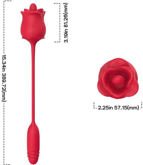 Armony Clitoral Vibrator 38.97cm Roz