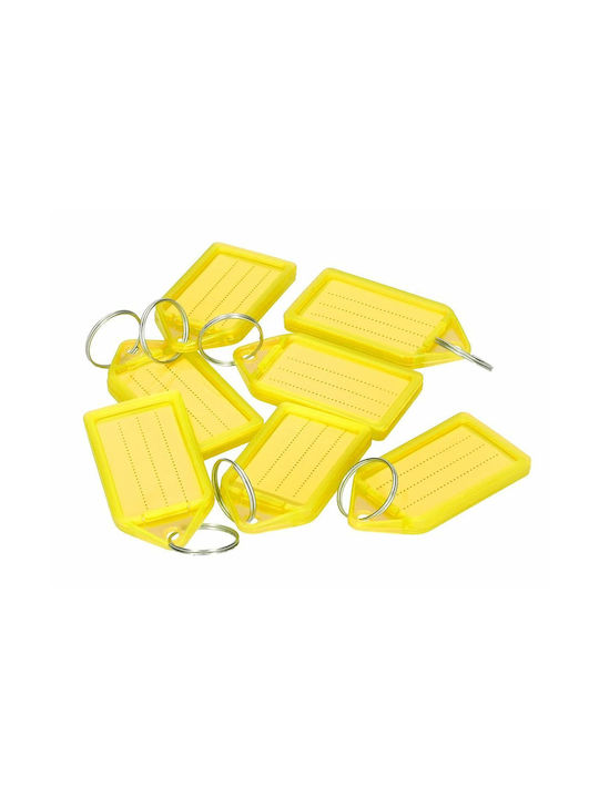 Q-Connect Set Keychain Yellow 40pcs