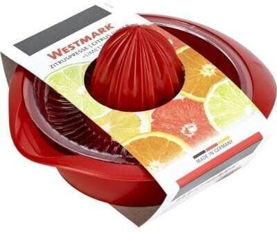 Westmark Tischpresse Limette mit Behälter aus Kunststoff in Gelb Farbe
