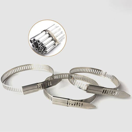Metallic Cable Ties 500mm x 7.9mm in Silver Colour (20 pcs) 758639