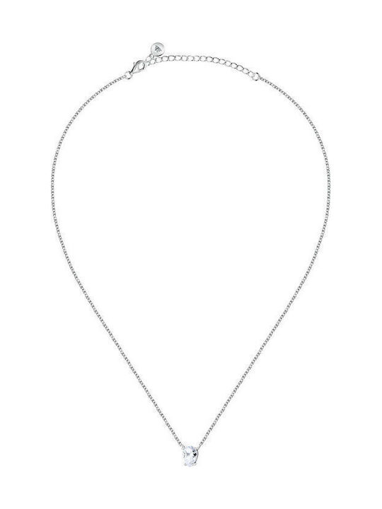 Morellato Necklace Solitaire from Silver with Zircon