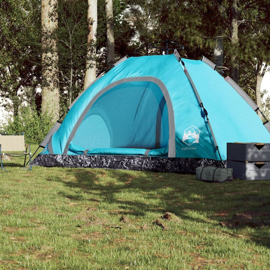 vidaXL Camping Tent Igloo Blue for 5 People