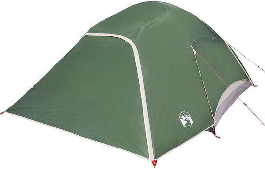 vidaXL Σκηνή Camping Πράσινη για 6 Άτομα