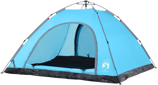 vidaXL Camping Tent Igloo Blue for 5 People
