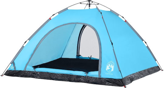 vidaXL Camping Tent Igloo Blue for 5 People