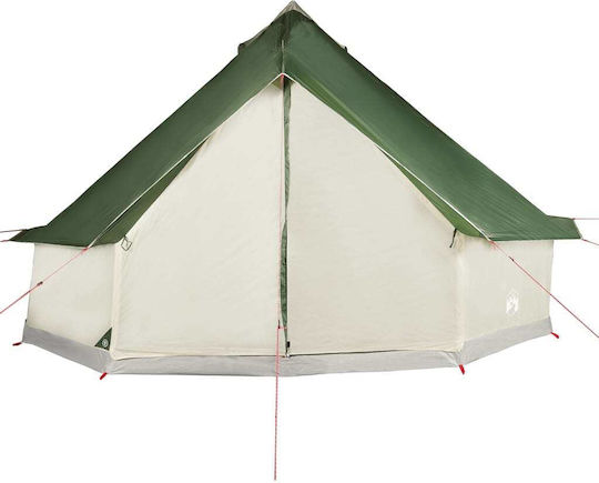 vidaXL Campingzelt Teepee Grüne für 6 Personen 305x305x200cm