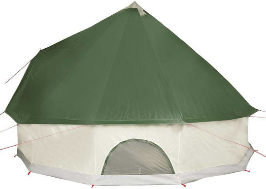 vidaXL Campingzelt Teepee Grüne für 6 Personen 305x305x200cm