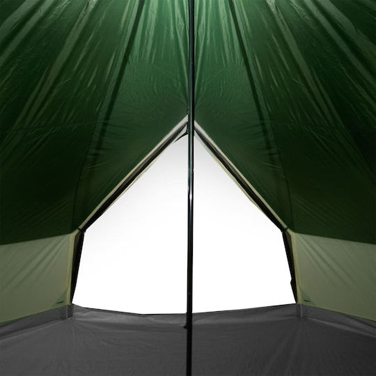 vidaXL Campingzelt Teepee Grüne für 6 Personen 305x305x200cm