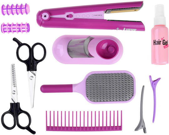 Jokomisiada Set Hair Salon & Hair Straightener Brush Friseurspiel