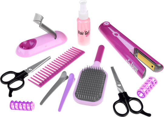 Jokomisiada Set Hair Salon & Hair Straightener Brush Friseurspiel