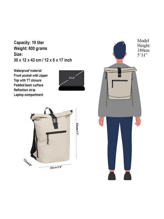 New Rebels Backpack 21lt Μπεζ