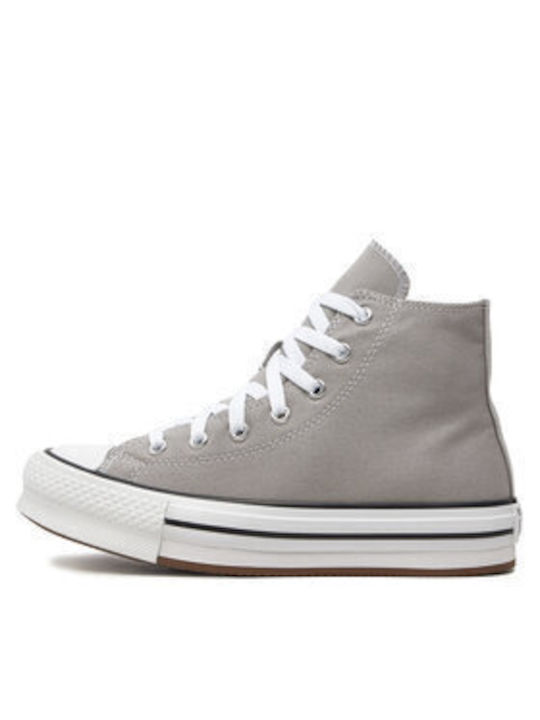 Converse Παιδικά Sneakers High Γκρι