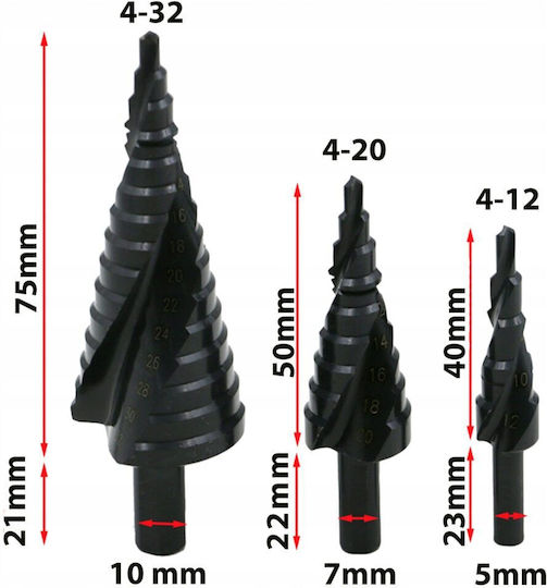 Bohrer HSS mit Zylindrischem Schaft für Holz και Metall