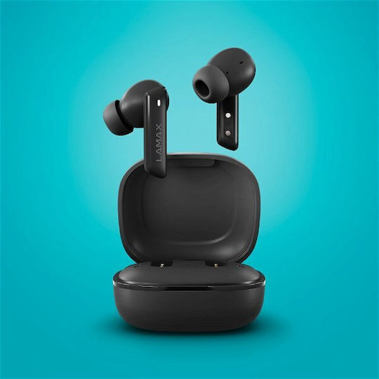Lamax Clips1 ANC In-ear Bluetooth Handsfree Earphones with Sweat Resistance and Charging Case Black