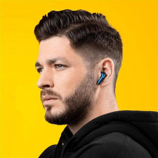 Niceboy HIVE SpacePods In-ear Bluetooth Handsfree Ακουστικά με Θήκη Φόρτισης Μπλε