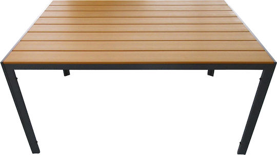 Τραπέζι Nares 180x90x72.5 Ανθρακί