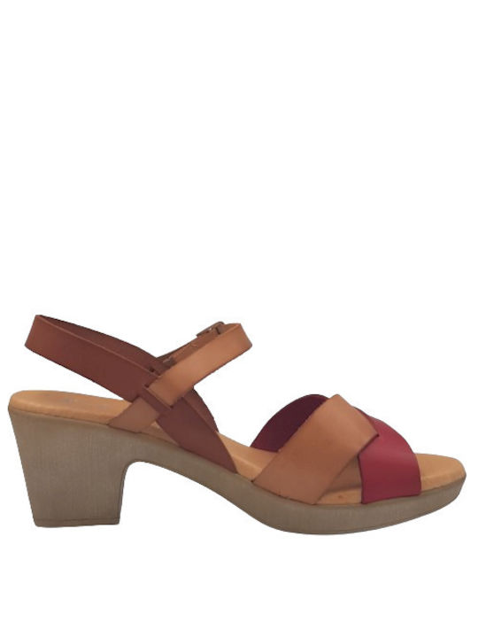 Issa Miel Anatomic Leather Women's Sandals Multicolour