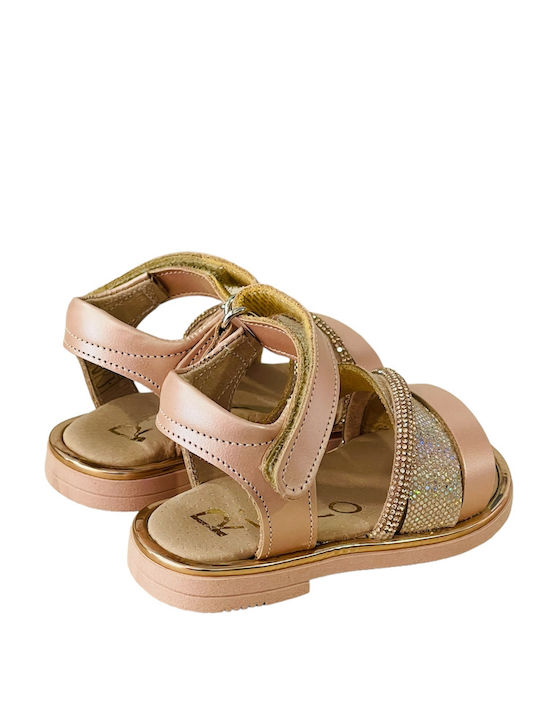 Ricco Mondo Kinder Sandalen Anatomisch Rose Gold