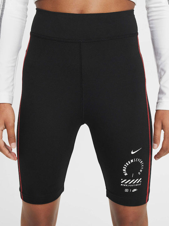 Kinder Leggings Sport Kurz Black Nsw 7
