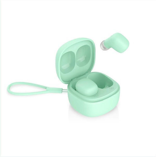 Niceboy HIVE Smarties In-ear Bluetooth Handsfree Earphones with Charging Case Green Mint