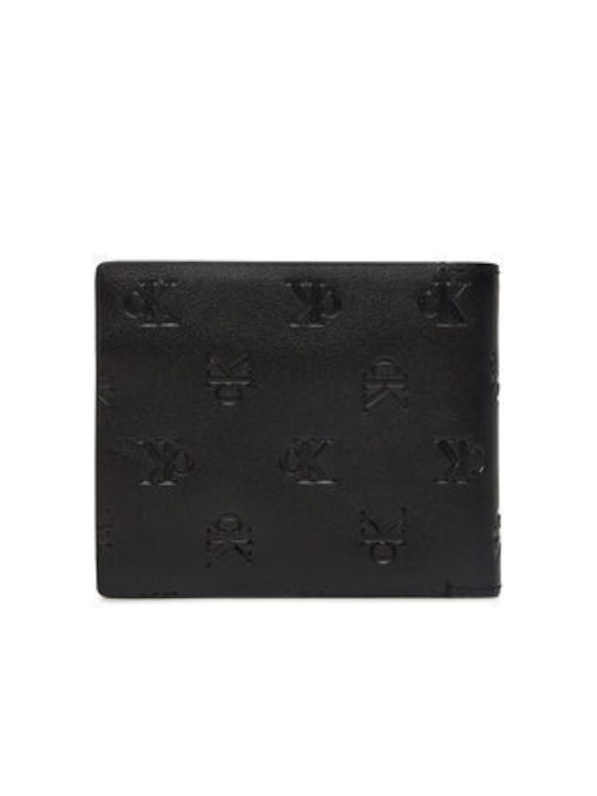 Calvin Klein Men's Leather Coin Wallet Black