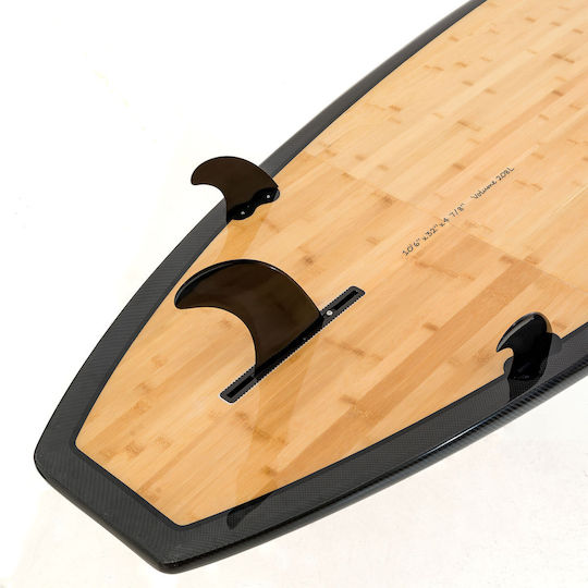 SCK Ruby 11'6'' Bambus SUP Board mit Länge 3.5m Rosa