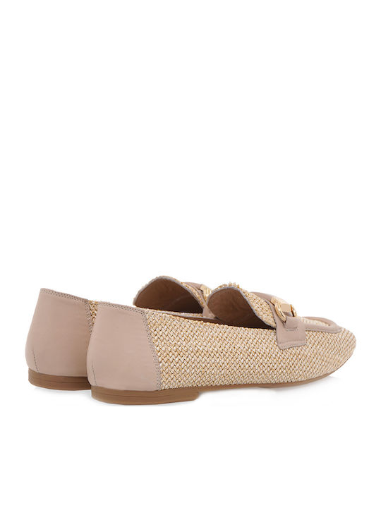 Γυναικεία Loafers σε Μπεζ Χρώμα