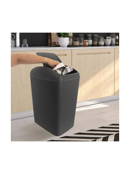 Orion Coș de Gunoi Plastic Gri 40lt 1buc