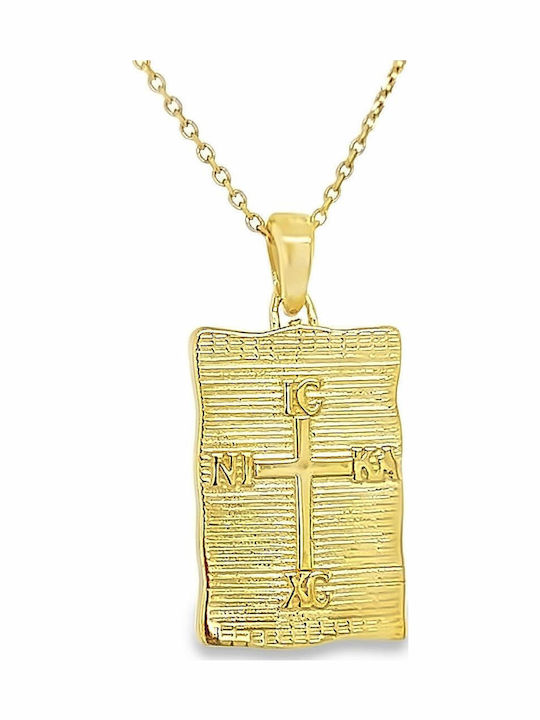 Xryseio Anhänger Kinder Amulett Beidseitig Konstantinato aus Gold 9K KN1108
