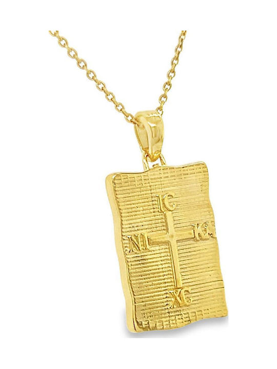 Xryseio Anhänger Kinder Amulett Beidseitig Konstantinato aus Gold 9K KN1108
