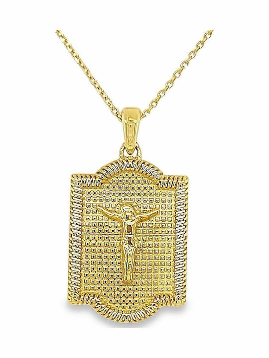 Xryseio Anhänger Kinder Amulett Beidseitig Konstantinato aus Gold 9K KN1099