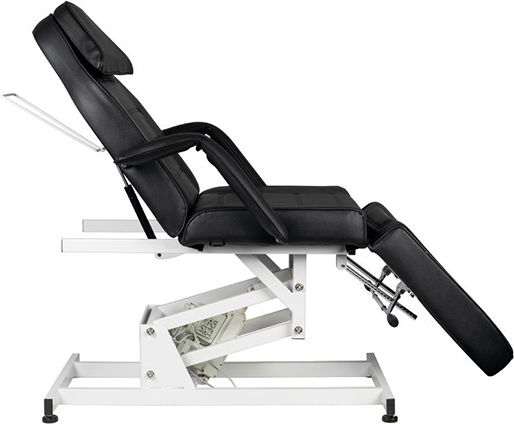 Elegant Furniture Scaun Pentru Cosmetică Negru Cu Cuptor Și Grătar Salamander Comercial Și Mecanism De Ridicare Electrică