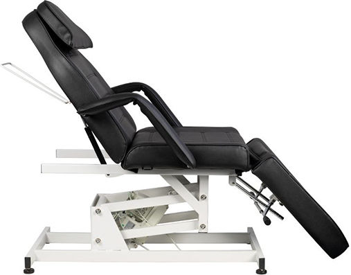 Elegant Furniture Scaun Pentru Cosmetică Negru Cu Cuptor Și Grătar Salamander Comercial Și Mecanism De Ridicare Electrică