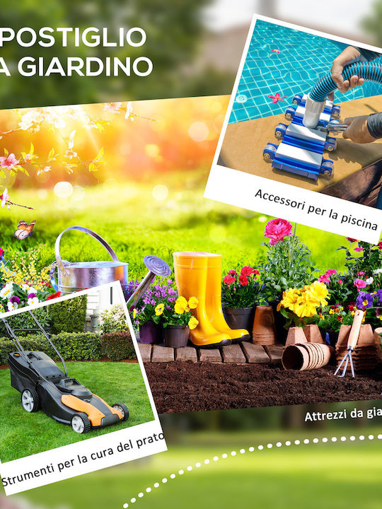 Depozit De Grădină Din Plastic M1.22xL1.49xÎ1.92m