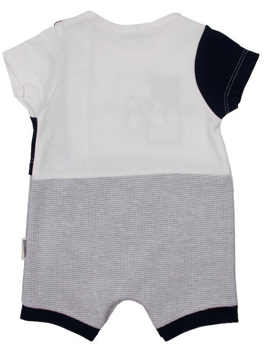 Bebelinna Baby Bodysuit Short-Sleeved dark blue