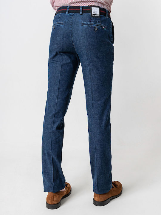 Chino Men's Trousers Dark Blue