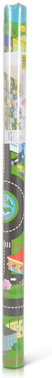Moni Kids Synthetic Activity Mat City Map 120x120cm