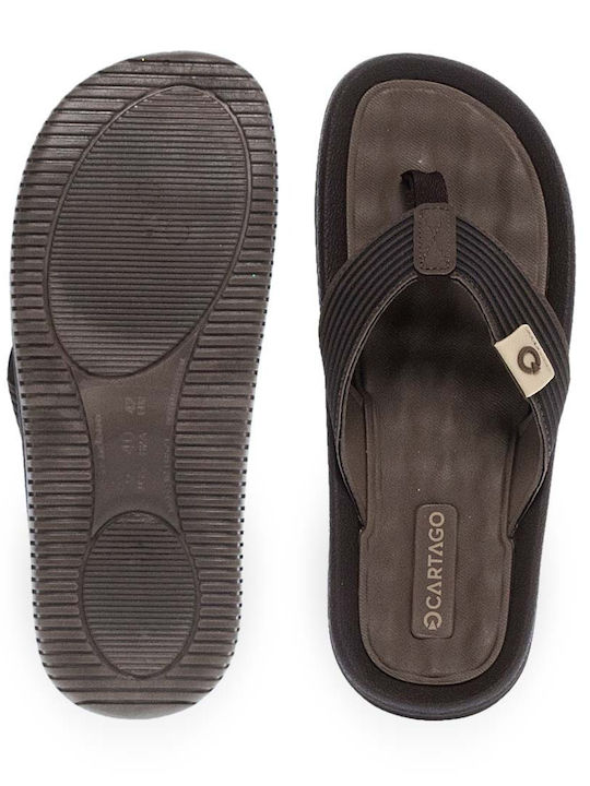 Herren Flip Flops Braun