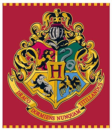Harry Potter Pătură Fleece Multicoloră 120x150cm