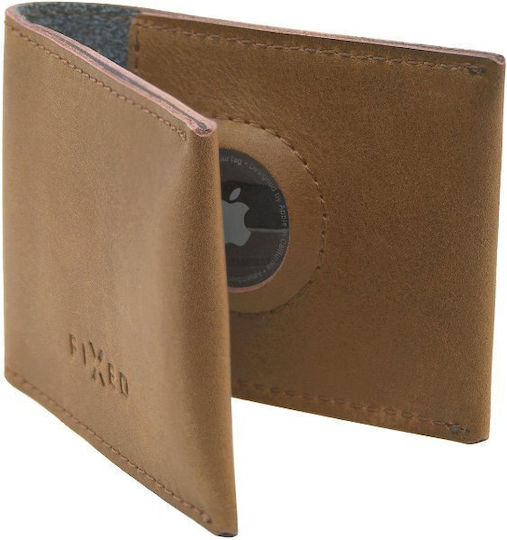 Case Leather for AirTag in Brown color