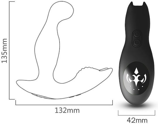 Armony Analvibrator mit kabelloser Funktion Schwarz 13.2cm