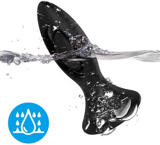 Armony Anal Plug with Vibration Black 10.26cm