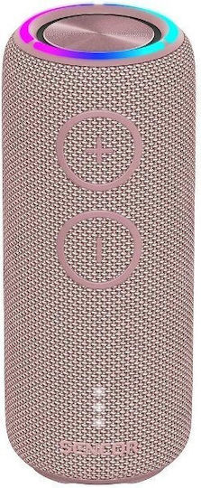 Sencor Sirius 2 Αδιάβροχο Ηχείο Bluetooth 20W με Διάρκεια Μπαταρίας έως 7 ώρες Rose