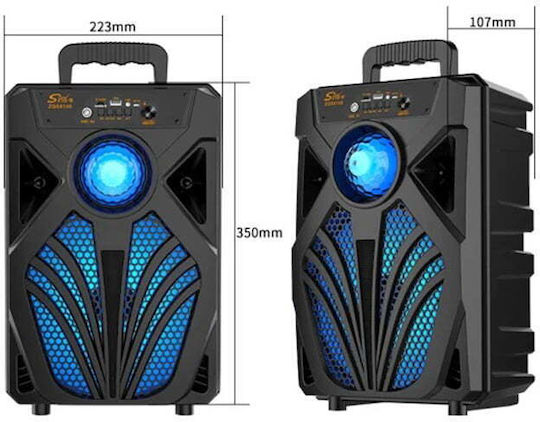Karaoke Lautsprecher mit Kabelgebundenem Mikrofon SING-E ZQS8149 Schwarzes