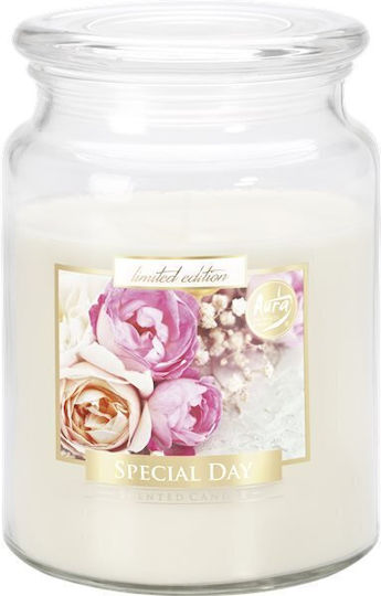 Bispol Декоративна Свещ Буркан 500гр 1бр