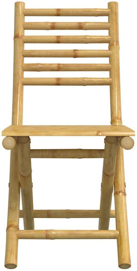 Garten- und Outdoor-Möbelsets für kleinen Raum 3 Stück Bambus
