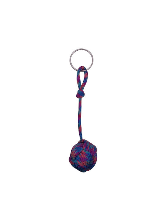 Keychain Ball-MONKEY FIST-Crazy Happy Colours-Paracord